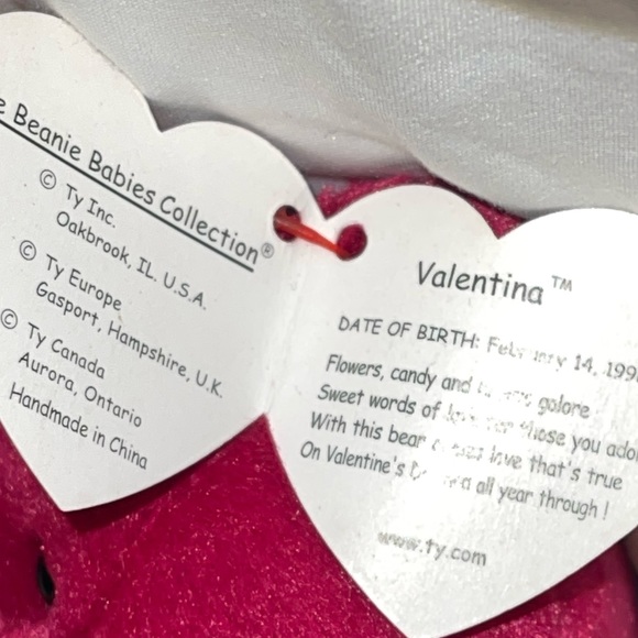 Valentina Beanie Babies, 1998 vintage with errors - Picture 3 of 9